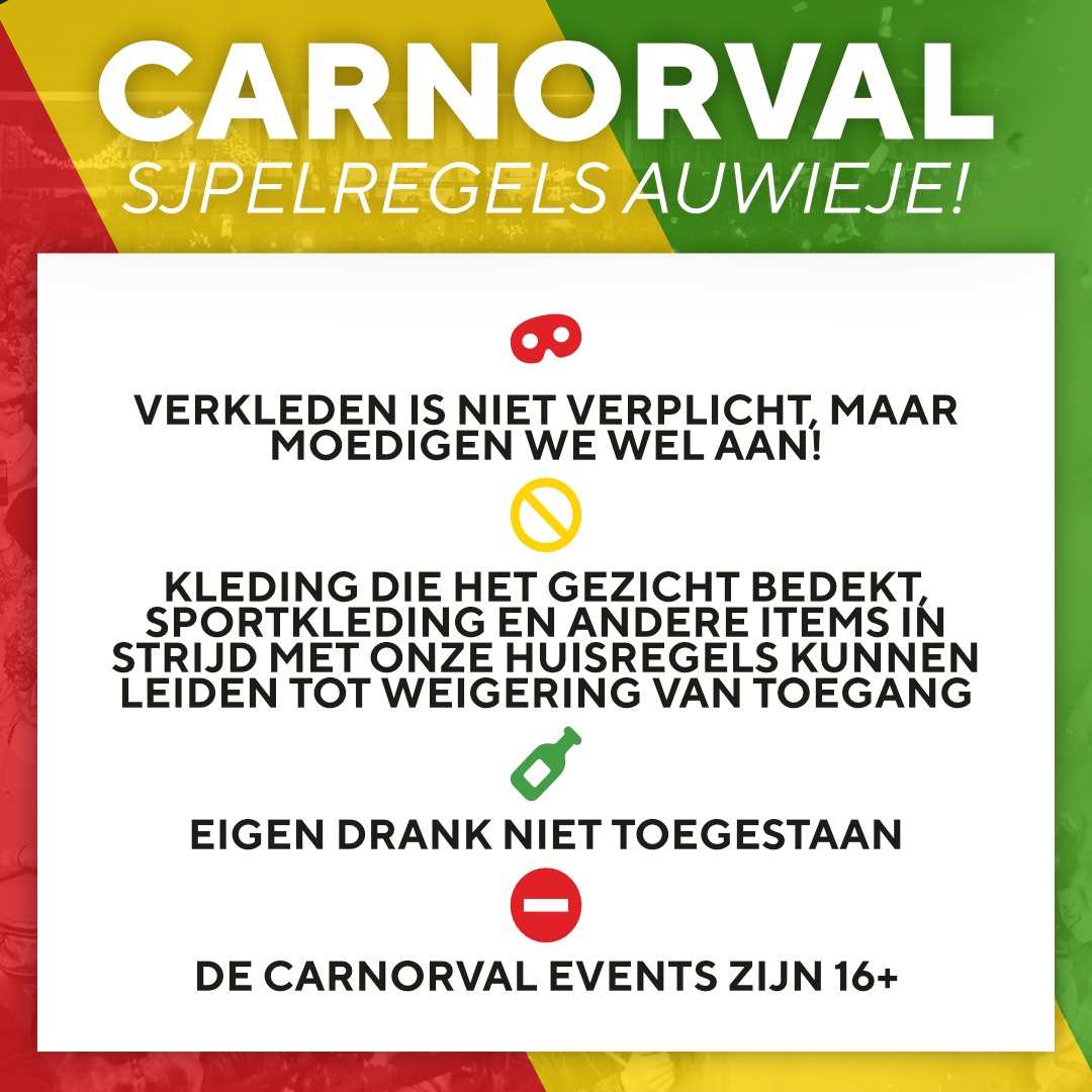 extra huisregels carNORval 2025