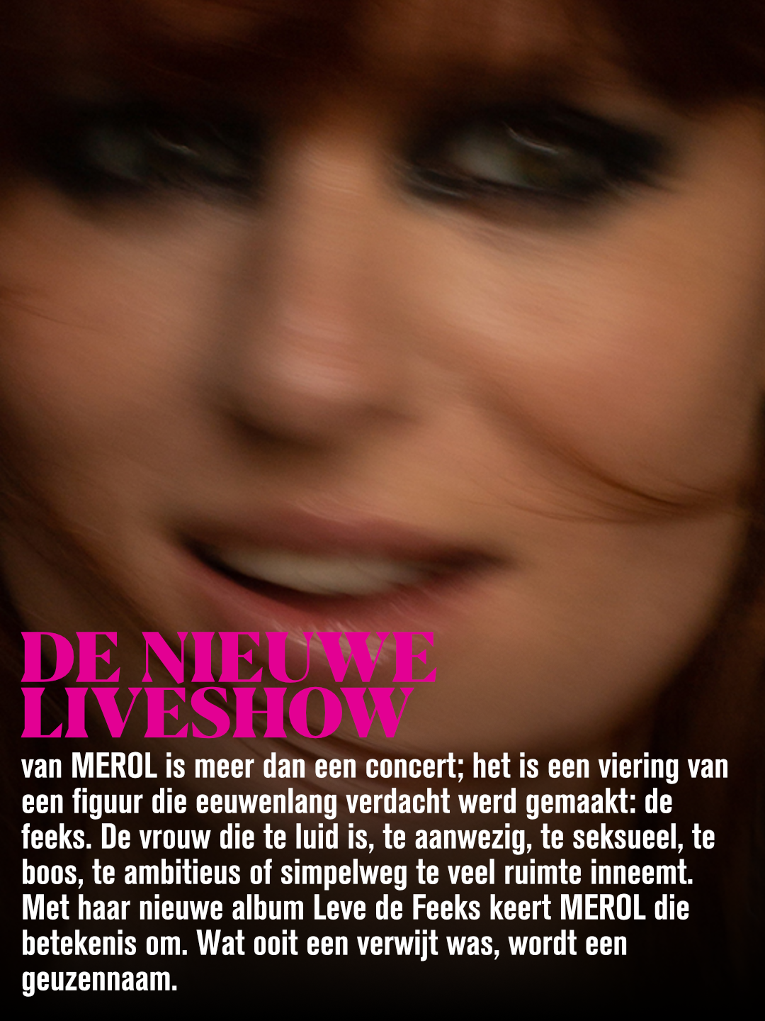 Leve de Feeks - de nieuwe liveshow van MEROL